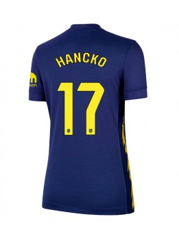 Atletico Madrid David Hancko #17 Replika Borta Kläder Dam 2025-26 Kortärmad